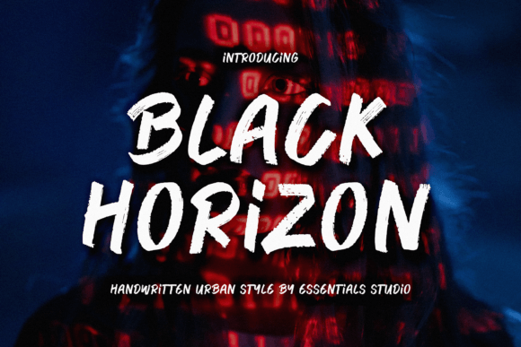 Black Horizon: A Fresh Urban Display Font for Modern Branding
