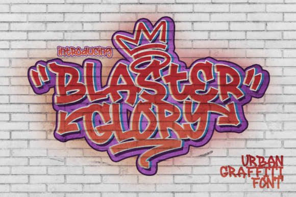 Blaster Glory: A Display Font for Bold Editorial Identity