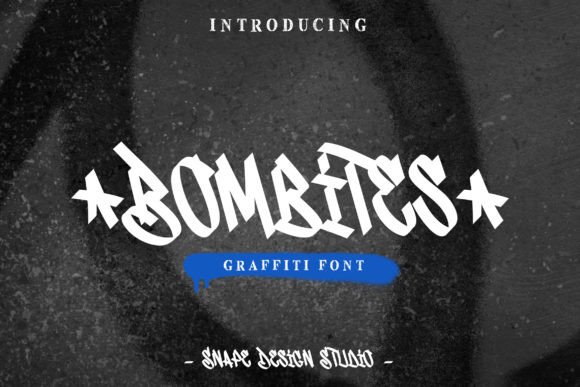 Bombites Display Font for Handmade & Craft Business Owners
