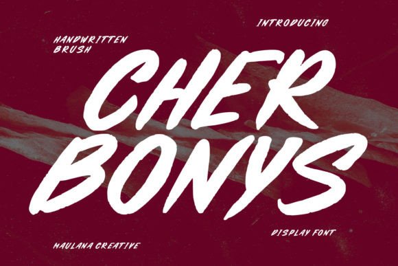 Cherbonys: A Display Font That Lifts Your Digital Brand