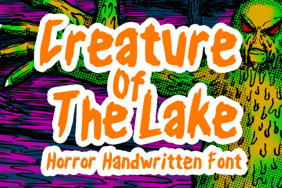 Creature of the Lake: A Playful Display Font for Digital Brand Moments
