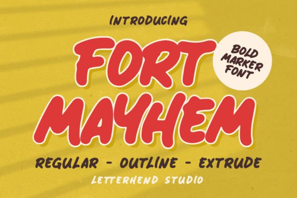 Fort Mayhem: A Display Font That Makes Your Headlines Unmissable