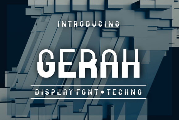 Gerah: A Standout Display Font for Digital Branding