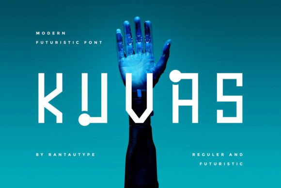 Kuvas: A Futuristic Display Font That Stands Out—Thoughtfully