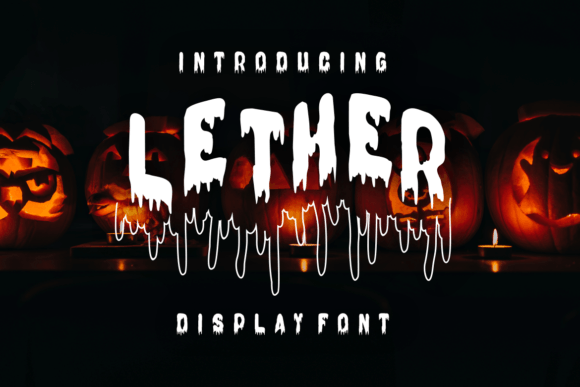 Lether: A Distinctive Display Font for Digital Branding