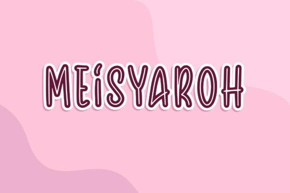 Meisyaroh: A Modern Display Font for Editorial Clarity