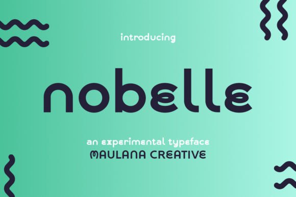 Nobelle: A Playful Display Font That Lifts Digital Design