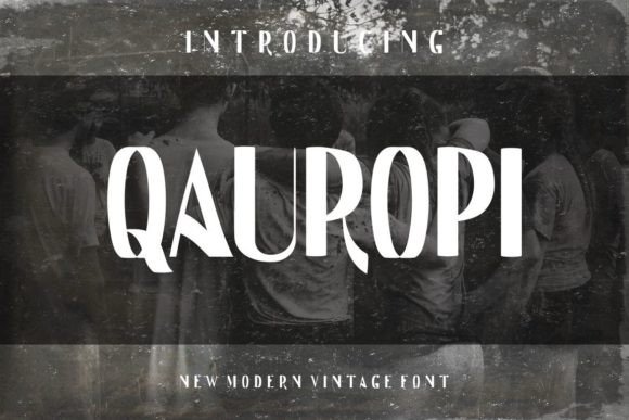 Qauropi: A Display Font That Breathes Quiet Confidence
