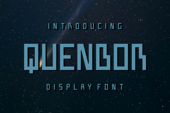 Quenbor: A Modern Display Font That Elevates Your Brand