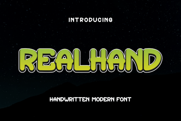 Realhand: A Display Font That Commands Attention