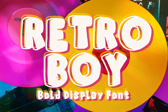 Retro Boy: A Playful Display Font for Digital Brand Moments