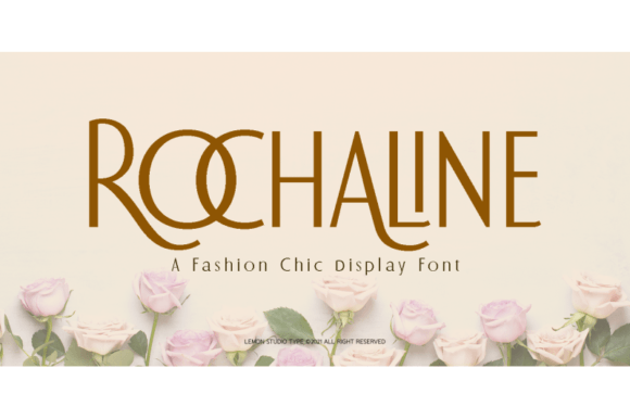 Rochaline: A Fashion-Chic Display Font That Elevates Your Brand