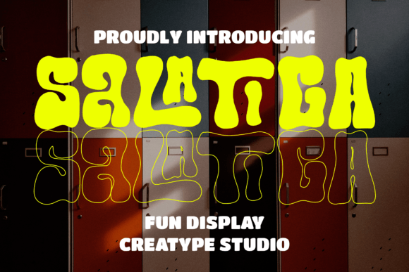 Salatiga: A Playful Display Font That Feels Like a Smile