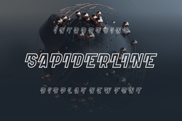Sapiderline: A Playful Display Font That Elevates Digital Branding