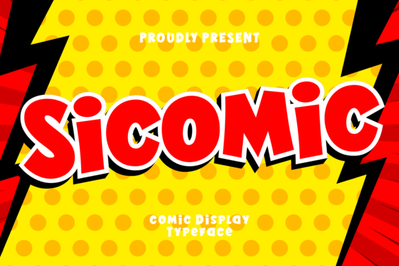 Sicomic: A Playful Display Font for Bold Digital Headlines