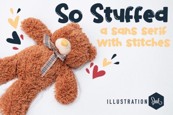 So Stuffed: A Whimsical Display Font That Delights on Screen