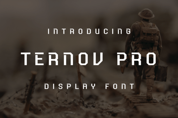 Ternov Pro: A Display Font That Feels Like a Thoughtful Pause
