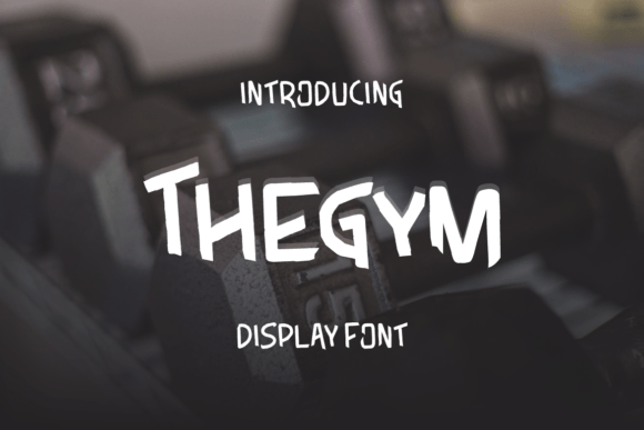 Thegym: A Bold, Authentic Display Font for Real Branding Work