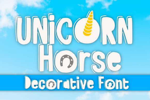 Unicorn Horse: A Playful Display Font for Whimsical Branding